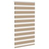 Store zèbre marron sable largeur du tissu 80,9 cm polyester 