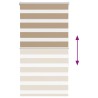 Store zèbre marron sable largeur du tissu 80,9 cm polyester 