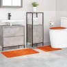 Set de 3 Tapis de Bain Orange en Polypropylène Antidérapants 