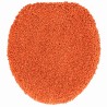 Set de 3 Tapis de Bain Orange en Polypropylène Antidérapants 
