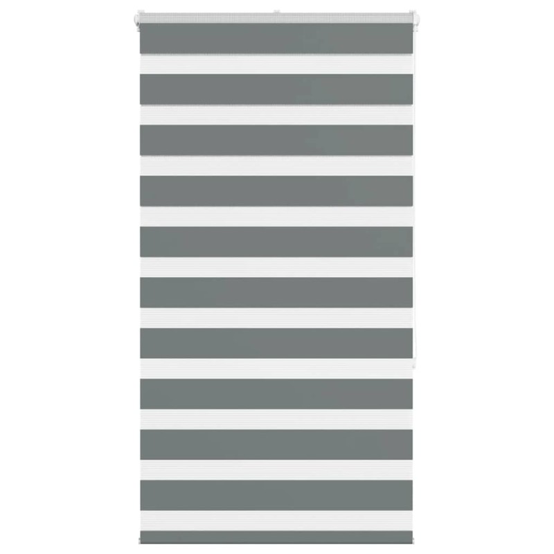 Store zèbre gris foncé largeur du tissu 80,9 cm polyester 