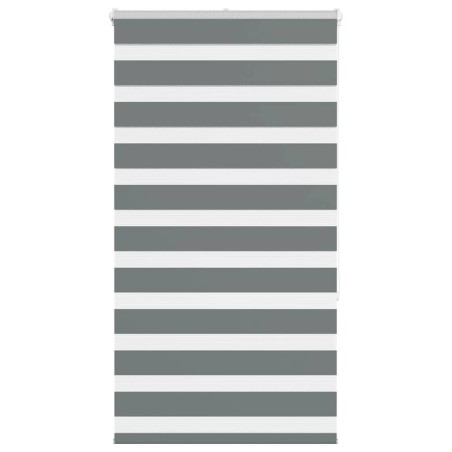 Store zèbre gris foncé largeur du tissu 80,9 cm polyester 