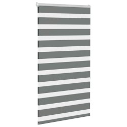 Store zèbre gris foncé largeur du tissu 80,9 cm polyester 