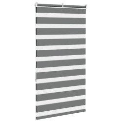 Store zèbre gris foncé largeur du tissu 80,9 cm polyester 