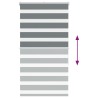 Store zèbre gris foncé largeur du tissu 80,9 cm polyester 