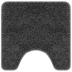Set de 3 tapis de bain Gris foncé en Polypropylène Antidérapant 