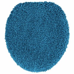Ensemble de 3 tapis de bain Bleu Polypropylène Antidérapant 