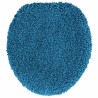 Ensemble de 3 tapis de bain Bleu Polypropylène Antidérapant 