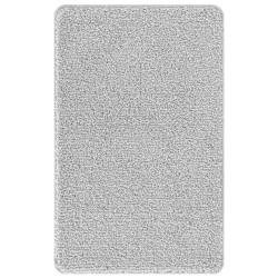 Ensemble de 3 Tapis de Bain Gris Polypropylène Antidérapant 