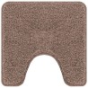 Ensemble de 3 tapis de bain Marron en polypropylène antidérapant 