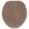 Ensemble de 3 tapis de bain Marron en polypropylène antidérapant 