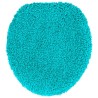 Ensemble de 3 tapis de bain Turquoise en polypropylène antidérapant 