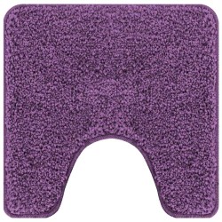 Ensemble de 3 tapis de bain Violet en Polypropylène Antidérapant 