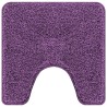 Ensemble de 3 tapis de bain Violet en Polypropylène Antidérapant 