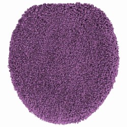 Ensemble de 3 tapis de bain Violet en Polypropylène Antidérapant 