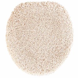 Set de 3 tapis de bain crème en polypropylène antidérapants 