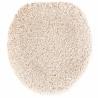 Set de 3 tapis de bain crème en polypropylène antidérapants 