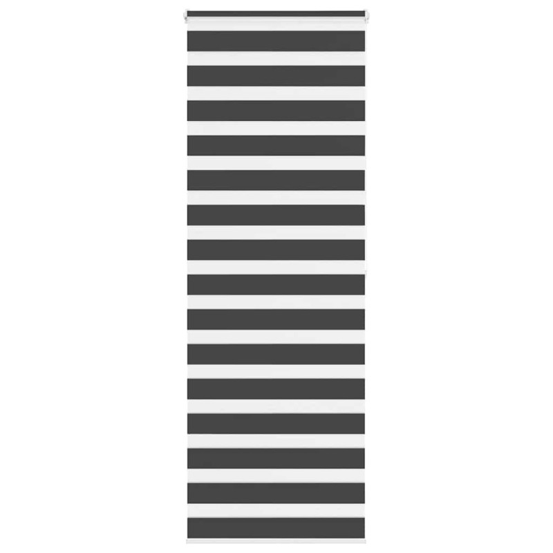 Store zèbre noir 70x200 cm largeur du tissu 65,9 cm polyester 