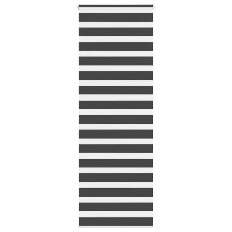 Store zèbre noir 70x200 cm largeur du tissu 65,9 cm polyester 