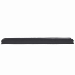Coussin pour Banc Noir 180x40x8 cm en Tissu Oxford 