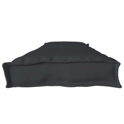 Coussin pour Banc Noir 180x40x8 cm en Tissu Oxford 