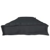 Coussin pour Banc Noir 180x40x8 cm en Tissu Oxford 