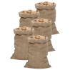 Sacs en jute 5 pcs 60x105 cm 100 % jute 340 g/m² 