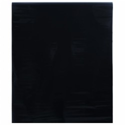 Film de fenêtre statique dépoli noir 45x2000 cm PVC 