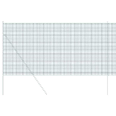 Clôture en fil métallique soudé verte 0.8x25 m en acier 
