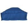 Coussin bleu royal pour banc 200 x 40 x 8 cm en tissu Oxford 