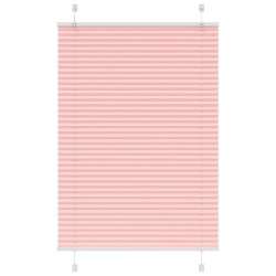Store plissé rose 85x100 cm largeur du tissu 84,4 cm polyester 