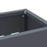 Support de parapluie anthracite - 28x12x41 cm en acier 