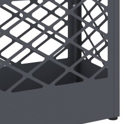 Support de parapluie anthracite - 28x12x41 cm en acier 