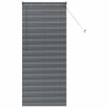Store de Fenêtre Gris foncé 80 x 130 cm Aluminium 