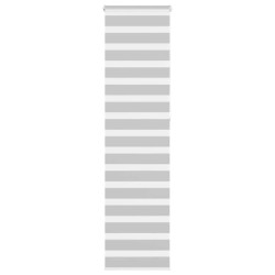 Store zèbre gris clair largeur du tissu 60,9 cm polyester 