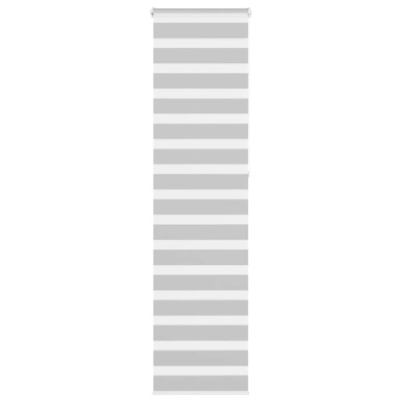 Store zèbre gris clair largeur du tissu 60,9 cm polyester 
