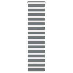 Store zèbre gris foncé largeur du tissu 60,9 cm polyester 