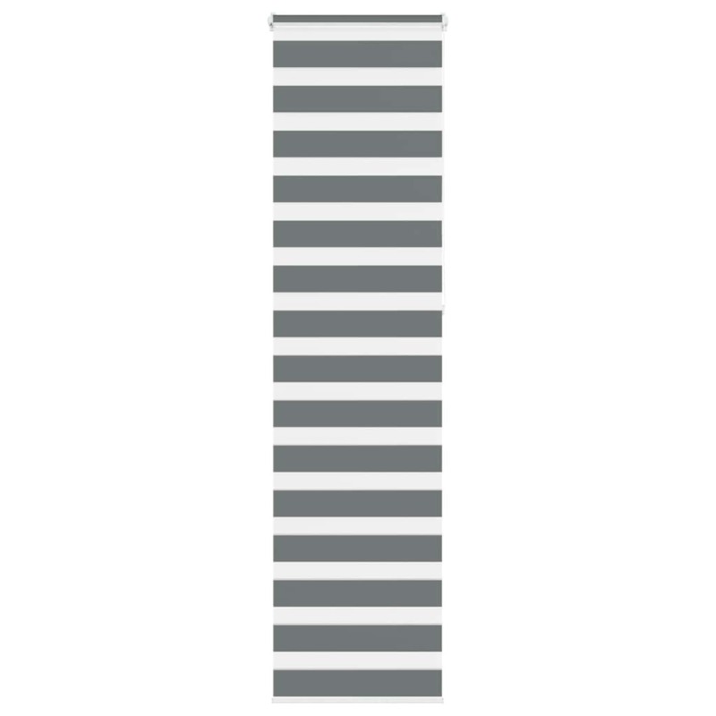 Store zèbre gris foncé largeur du tissu 60,9 cm polyester 