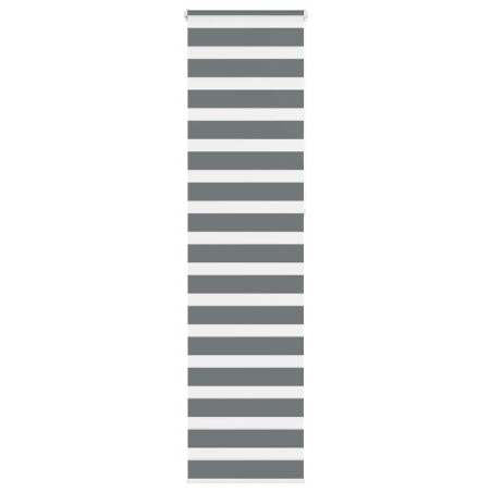 Store zèbre gris foncé largeur du tissu 60,9 cm polyester 