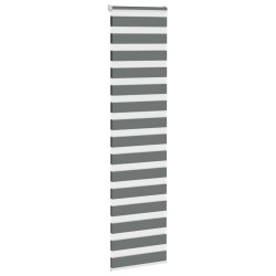 Store zèbre gris foncé largeur du tissu 60,9 cm polyester 