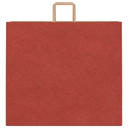 Sacs en papier 50 pcs avec poignées rouge 54x15x49 cm 