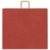 Sacs en papier 50 pcs avec poignées rouge 54x15x49 cm 