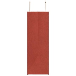 Sacs en papier 50 pcs avec poignées rouge 54x15x49 cm 