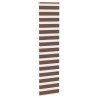 Store zèbre marron 65x230 cm largeur du tissu 60,9 cm polyester 