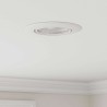 Plafonniers encastrés 12 pièces Ronds GU10 Blanc Ø90 mm Acier 