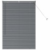 Store de Fenêtre Gris foncé 80 x 130 cm Aluminium 