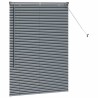 Store de Fenêtre Gris foncé 80 x 130 cm Aluminium 
