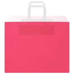 Sacs en papier 50 pcs avec poignées rose 32x22x24 cm 