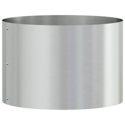 Ensemble de Pots en Métal Gris Galvanisé Métal galvanisé Moyenne 