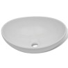 Lavabo céramique 40 x 33 cm Ovale Blanc 